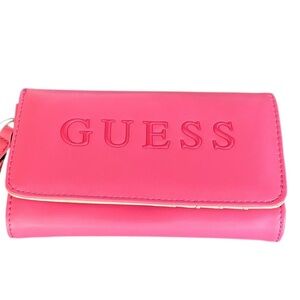 GUESS Pink Wristlet Wallet NWT